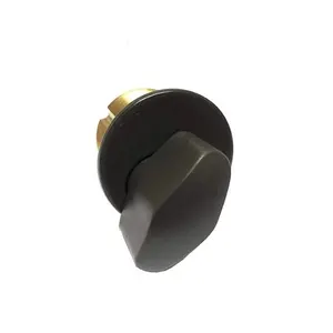 GMS Thumb-turn Mortise Cylinder - 1" - US10B - Oil Rubbed Bronze - AT - (Adams Rite &amp; Yale)