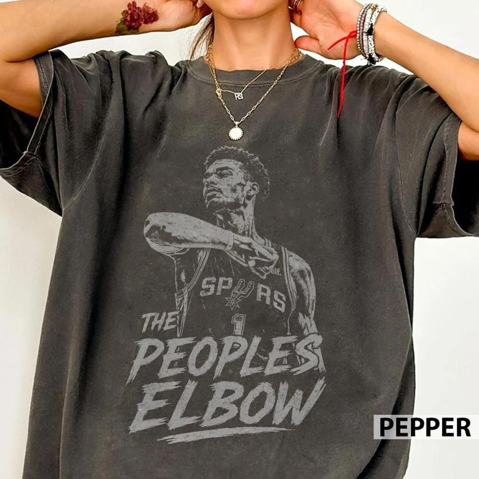 The Peoples Elbow Wembanyama Naz Reid Comfort Colors Shirt