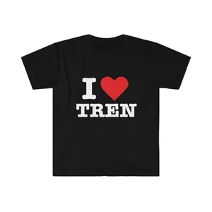 Graphic tee I HEART TREN shirt, I love tren shirt, funny shirts, funny tren shirt, offensive rude shirts, sarcastic shirts, satire shirts, gag gift