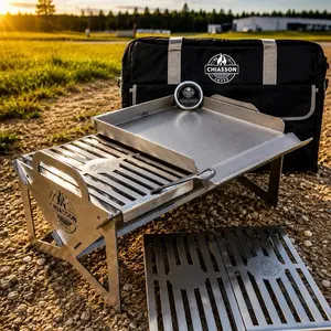 Hauler Grill Adventure Package, Portable Grill bundle for Camping & Hiking & Outdoor Activities