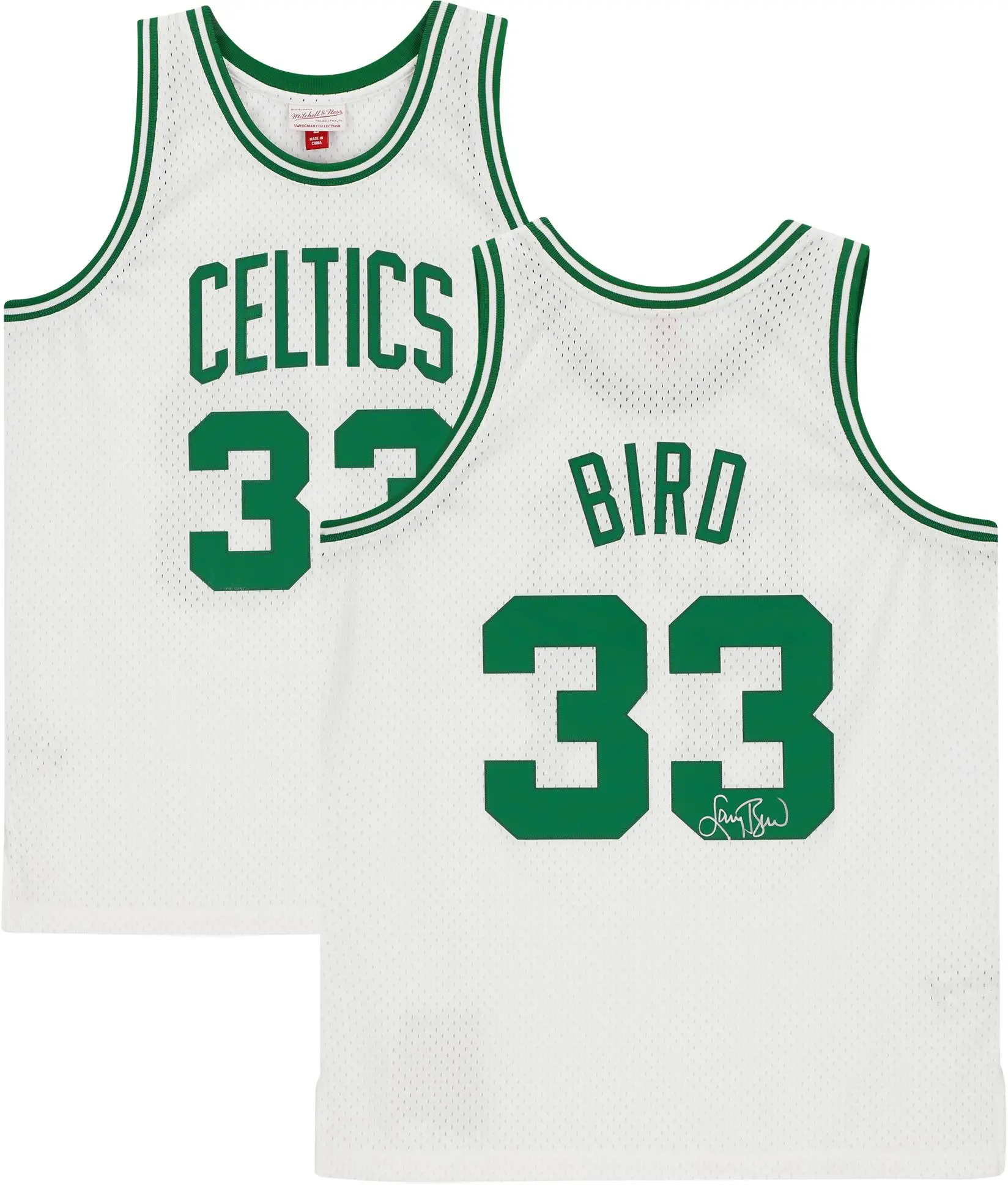 Larry Bird Boston Celtics Autographed White Mitchell & Ness Swingman Jersey - Fanatics Authentic Certified