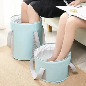 Portable Foot Soaking Tub with Handle, Suitable for Fishing, Travel, and Camping, Insulated Foldable Foot Bath, Travel Foldable Foot Soaking Bag, Foot Soaking Tub, Portable Foot Soaking Tub,summervibes