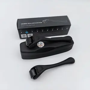 0.25mm Matte Handle Micro Needle Derma roller Roller, Stainless Steel 540 Needle Micro Needle Facial Tool, Skincare Instrument for Face Care