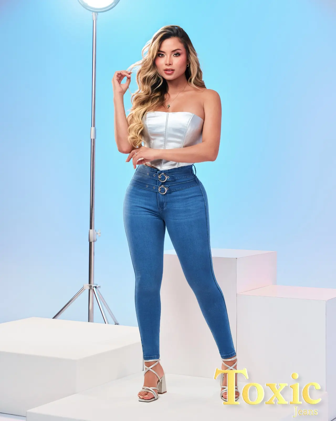 Colombian Jeans Butt Lifting Pants with Abdominal Control Push Up Design Skinny Fit Women's Bottom Underwear All Seasons Spandex Fabric Body Shaping & Comfortable Streetwear Style