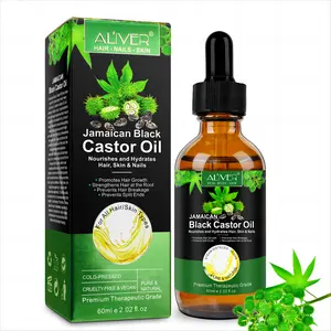 【Viral Nutrition Oil】Aliver Jamaican Black Castor Oil for Hair & Skin (60ml) Nourishing Hydrating Haircare