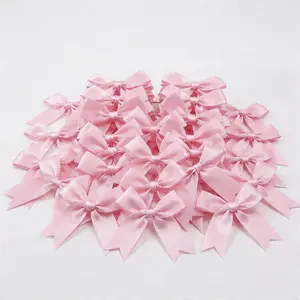 Gift Wrap Bow Set of 40, 3.3 Inch Elegant Satin Bows, Ideal for Gift Wrapping, Wedding Decor, Party Decor, Birthday, Christmas, Anniversary, DIY Crafts