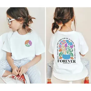 Boho Flower Girls Christian T-shirt, Kids Jesus Tee, Youth Religious T-shirt, Children Worship T-shirt, Bible Verse T-shirt, Youth Tee, Gift for Kid