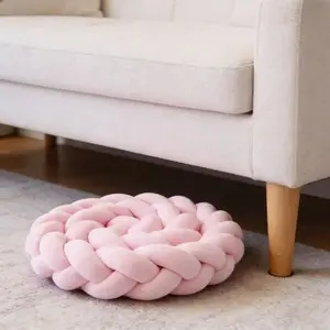 Comfortable Soft Woven Long Pillow, Multi-Purpose SoftPadded Cushion Pad for Living Room Sofa and Bed Decor,150cm/59.05in