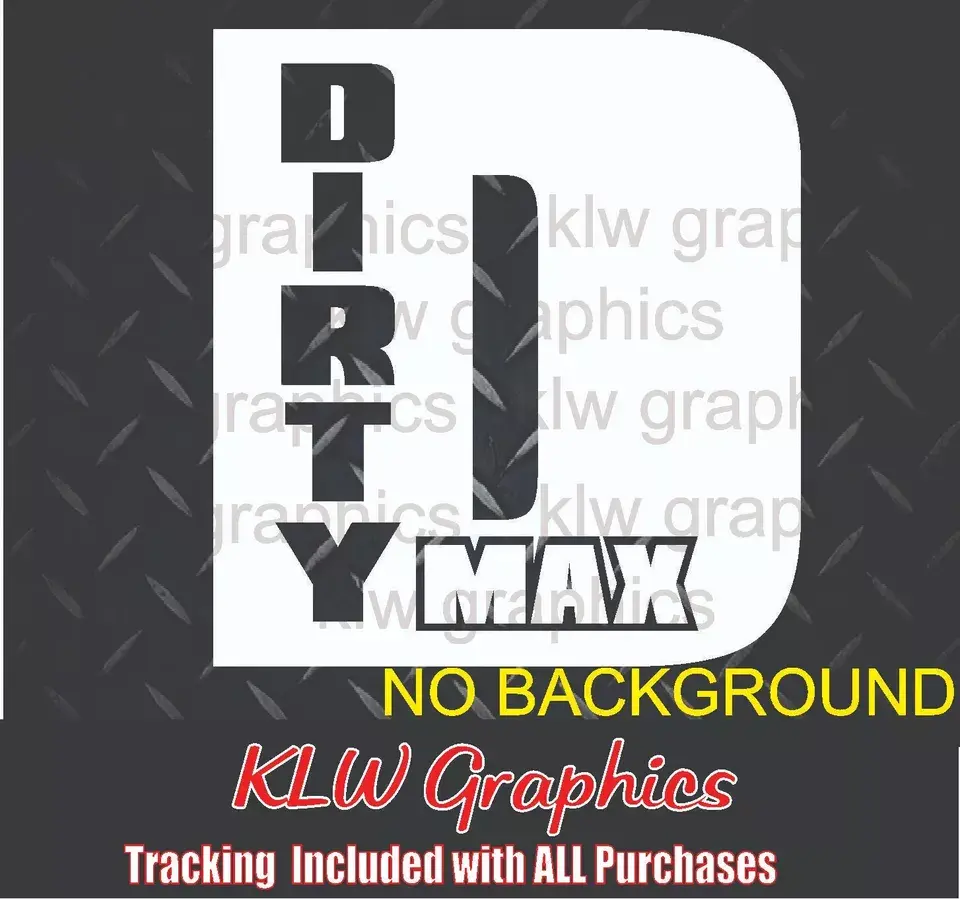 Dirtymax D Decal Sticker Turbo Diesel Truck 6.6 3.0 Crew Cab Soot Lift