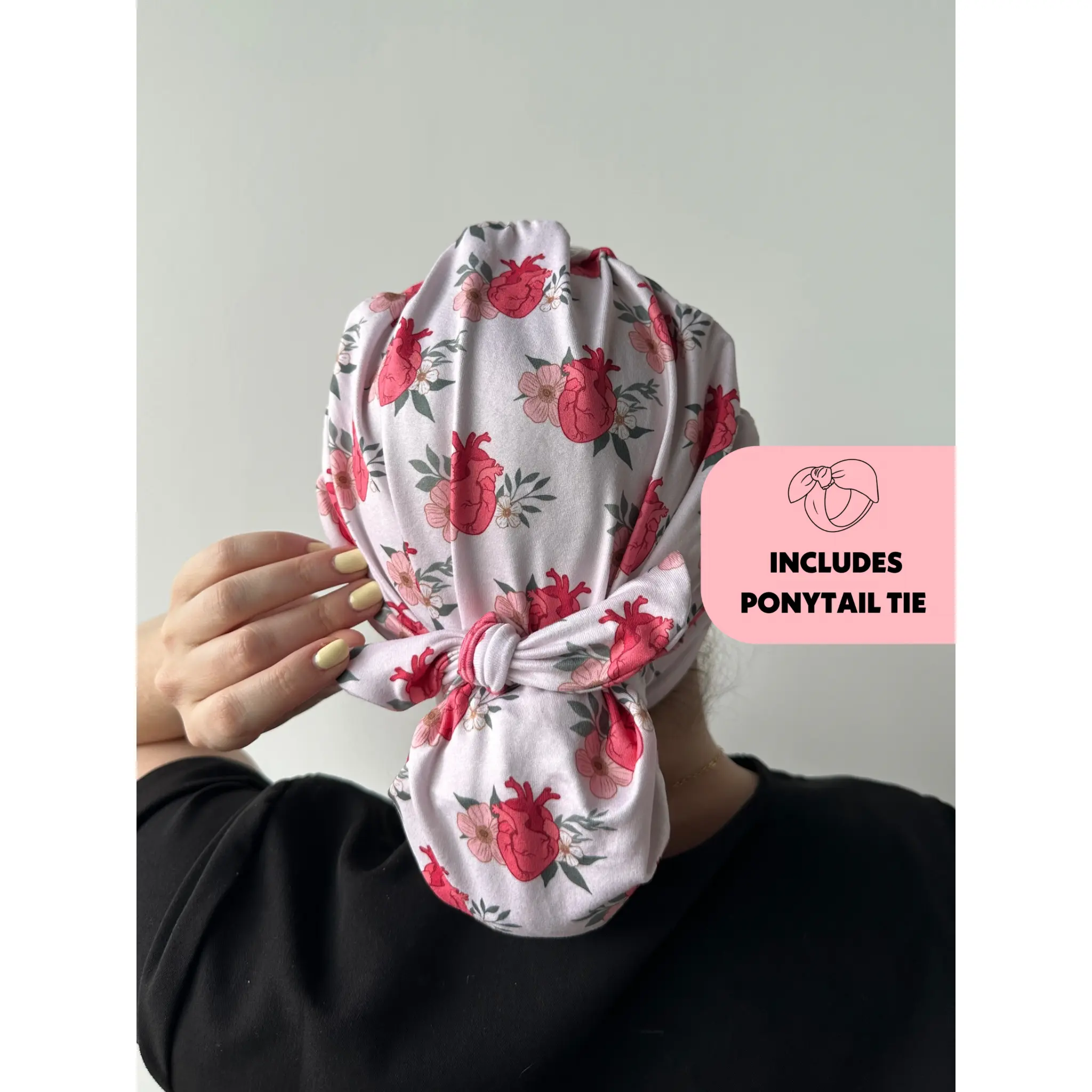 DuoStyle Scrub Hat - Anatomical Hearts DuoStyle Scrub Hat - Anatomical Hearts