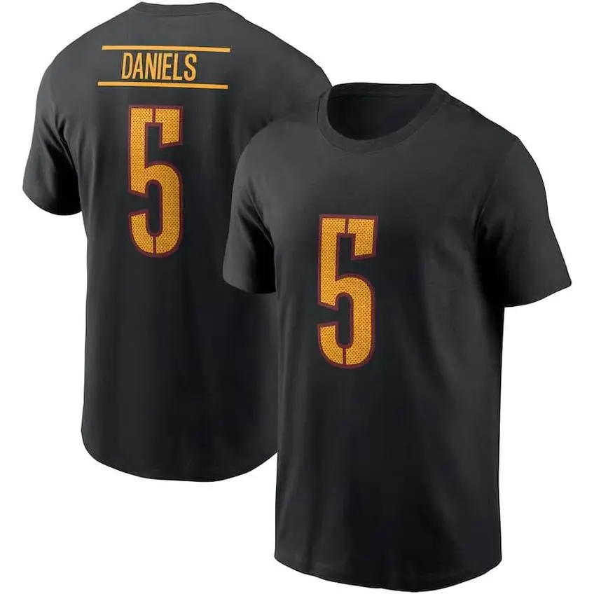 #5 Washington Football Shirt Jersey 100% Cotton gym  shirts