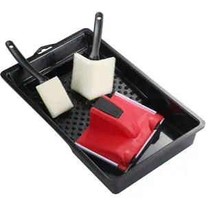 Paint Edger with Trim and Touch-Up Pad Corner Painter Paint Tray Painting Wall Edges Pad for Home Interior Quick and Easy Paint Edger Tool for Walls