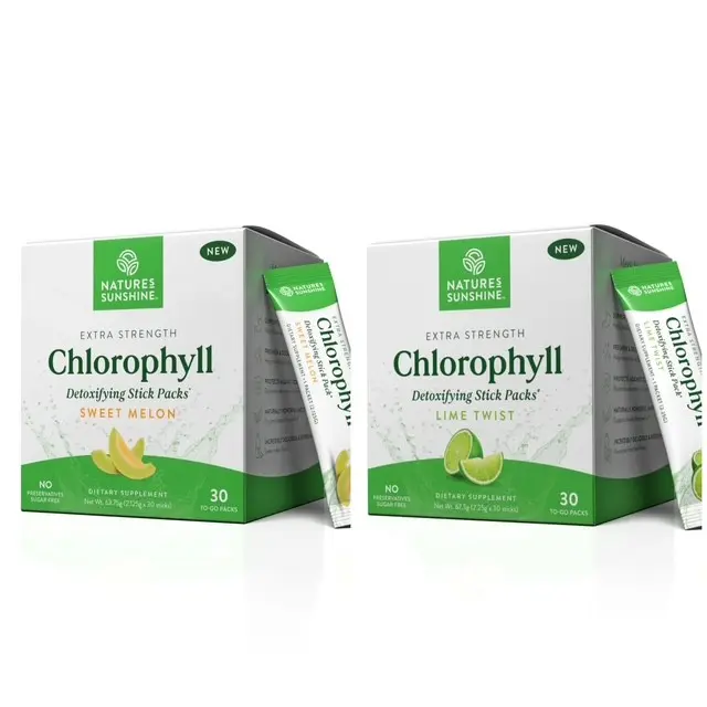 Daily Detox Duo: Sweet Melon & Lime Twist Chlorophyll Daily Detox Duo: Sweet Melon & Lime Twist Chlorophyll