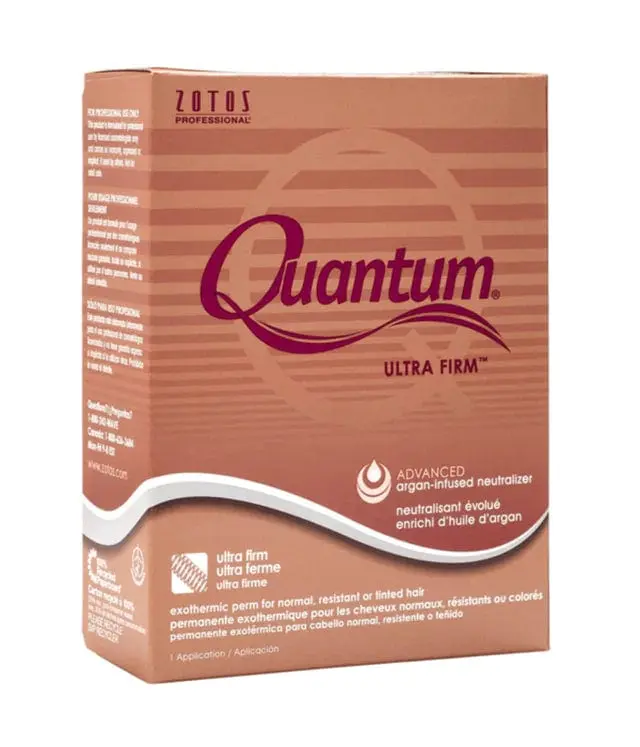Zotos Quantum Ultra Firm Exothermic Perm Gel for Long-Lasting Springy & Firmest Curls, Hair Care for Resistant, Tinted and Gray Hair