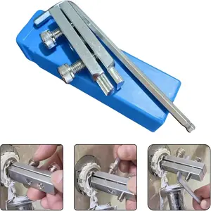 Faucet Angle Valve Thread Extractor Tool, Broken Screw Extractor, Screw Extractor Set, Pipe Wrench, Durable Metal Construction for Precision Pipe Repair, Easy Installation and Removal, Pipe Tools, Robust and Durable