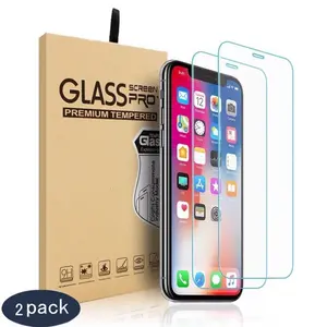 iPhone 13 Pro Max glass screen protector pack of 2. Tempered Protective Protection Smartphone Cellphone