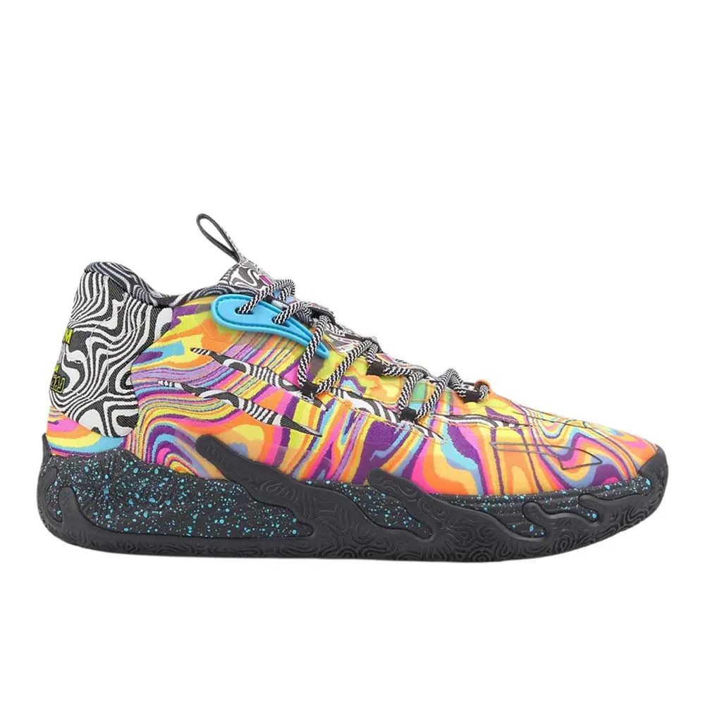 PUMA Mens Melo X Dexters Lab Mb.03 Basketball Sneakers Shoes - Multi