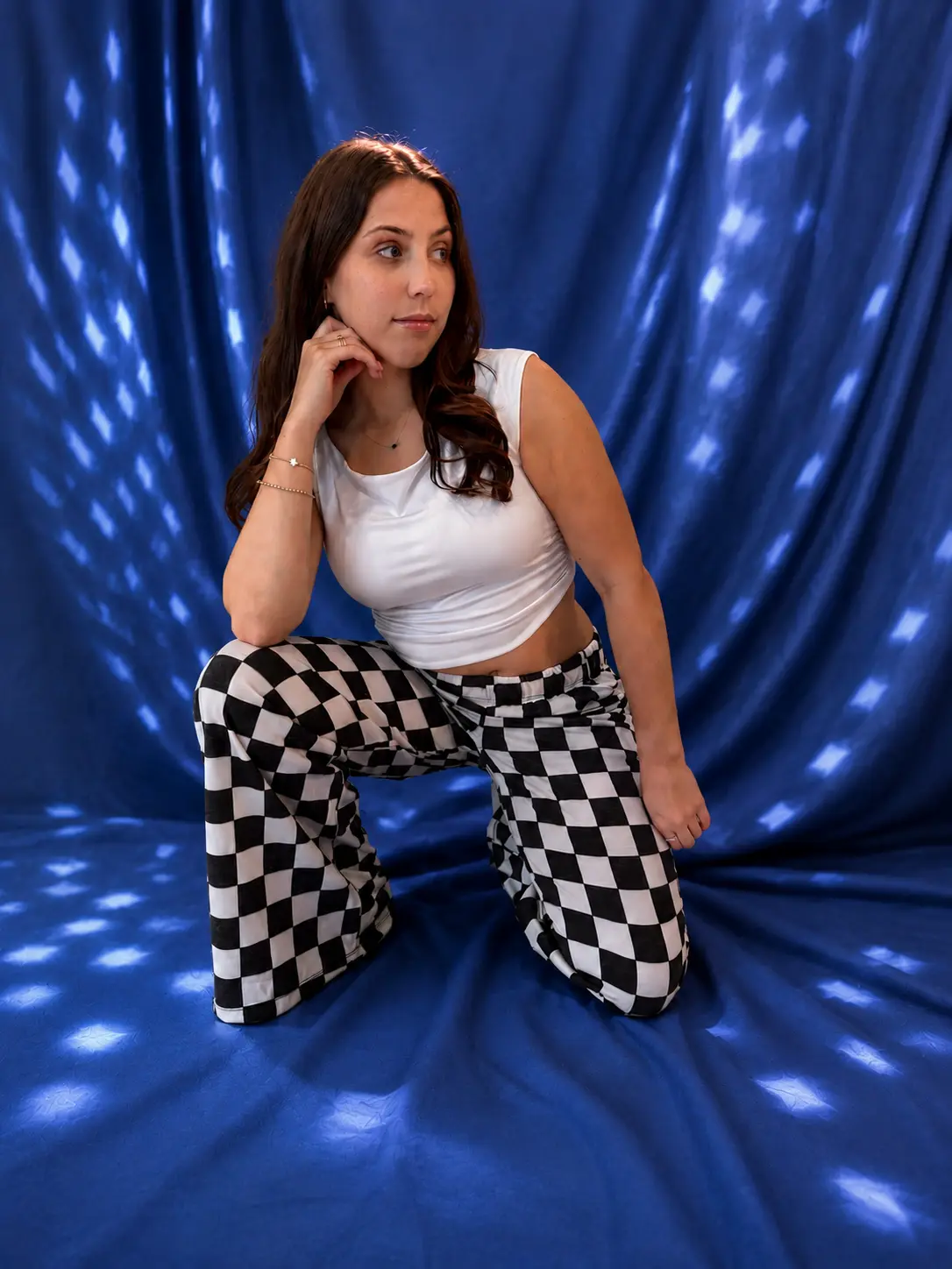 Charcoal Checkmate Pants