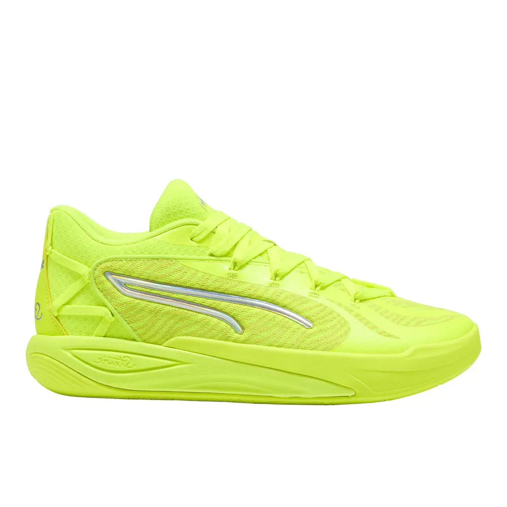 PUMA Womens Stewie 4 Flawless Basketball Sneakers Shoes - Yellow