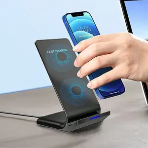20W Fast Wireless Charger Station for Samsung Galaxy S26/S25/S24/S23/S22/Note 20/10 & Phone Wireless Charging Stand for iPhone 17/16/15/14/13/12//11/XR/XS/8 Smartphone Cellphone charging  station