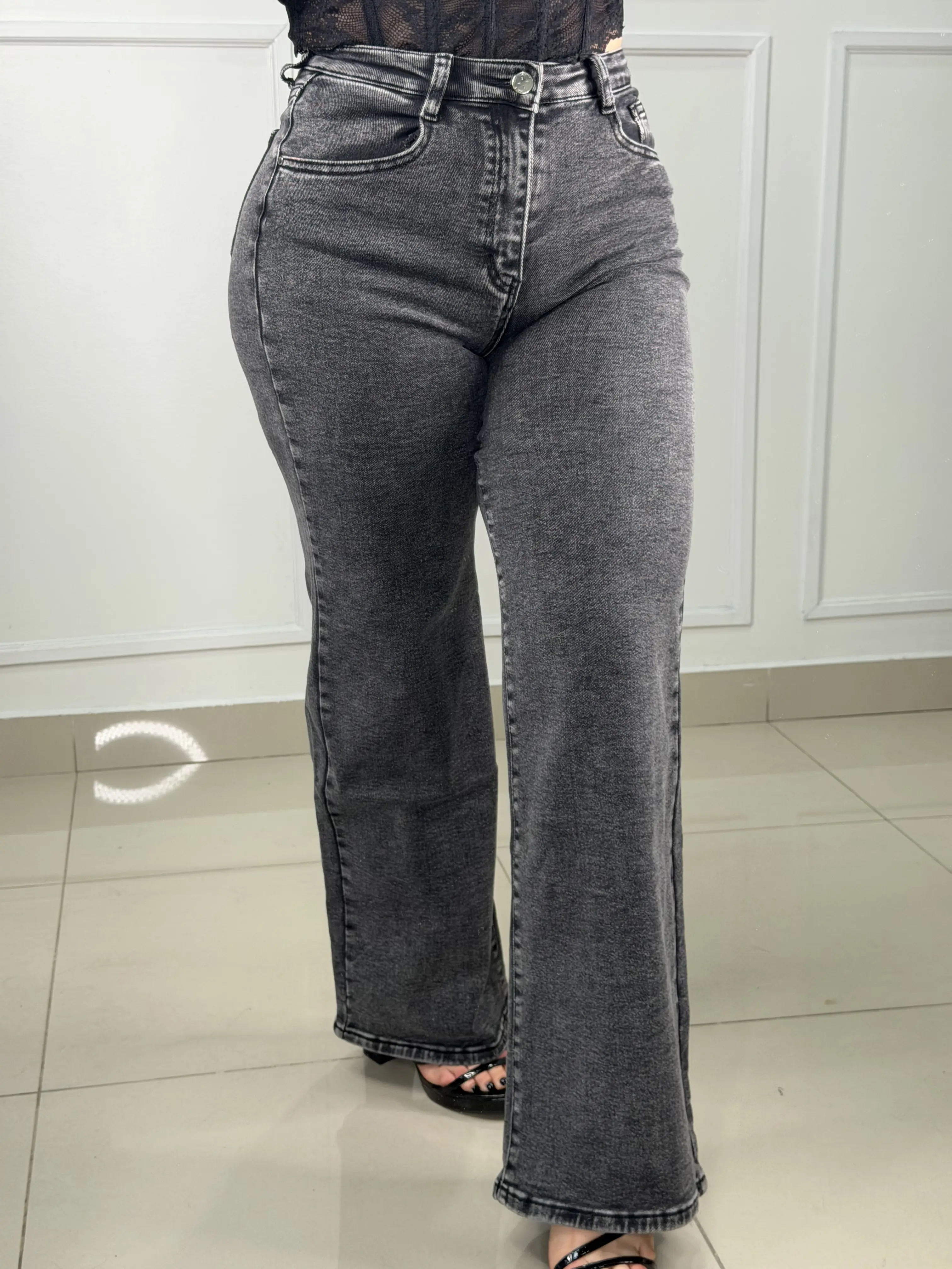 Stella Dark Denim Jeans - Straight Fit - High Quality Denim