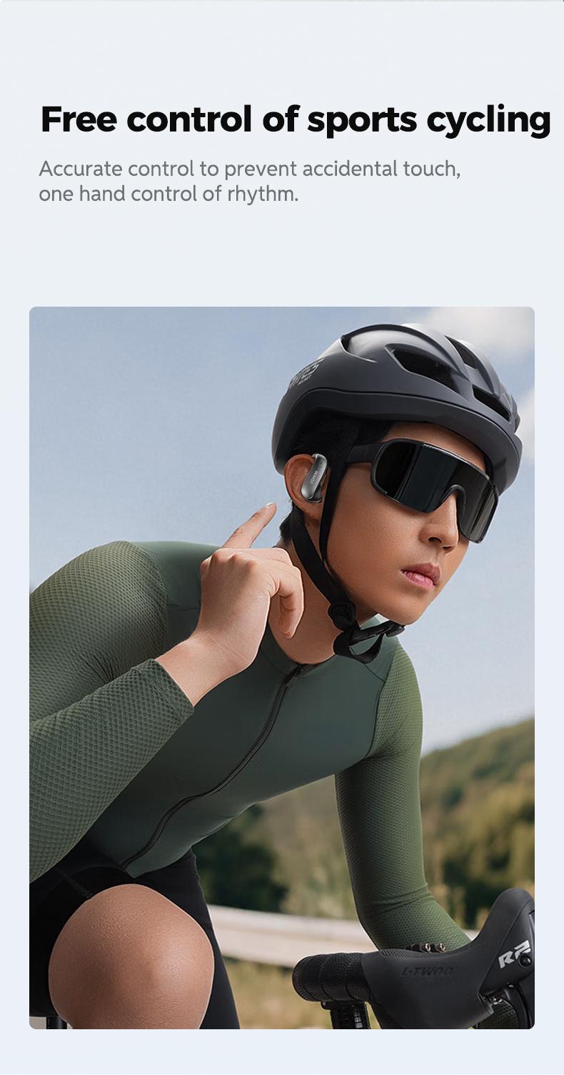 MINISO Wireless EarBuds - Bluetooth Headphones with Zero‑Gravity Titanium Ear‑Hook Design, Noise Isolation, Wireless Earbuds Headset Bluetooth 6.0, IPX5 Waterproof & Sweatproof, Ideal for Travel & Electronic Gifts for Men and Women