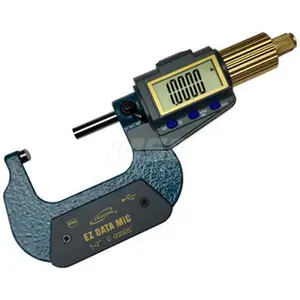 iGaging High Precision Electronic Outside Micrometers - 1-2 in, Solid Carbide Face, IP54, 0.000050 in Resolution, Ratchet Stop Thimble 35-054-U02 (Automotive & Motorcycle Car Repair Diagnostic Tool)