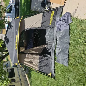 Fanttik Outdoor Zeta C4/C6 Pro Instant Cabin Tent 4/6 Person Portable Waterproof with Removable Canopy, Windproof, and High-Quality Materials Camping Equipment Spacious Interior