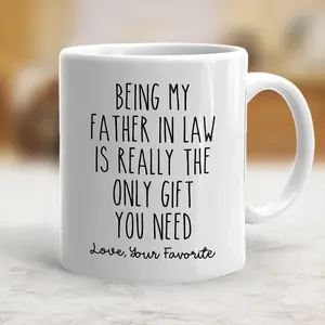Funny Father In Law Mug, Gift For FIL, Father In Law Birthday Gift, Fathers Day Mug - scs12475
