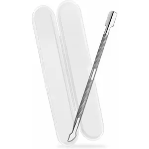 Professional Cuticle Remover Tool, Metal Cuticle Pusher and Scraper, Dual-Sided Cuticle Remover for Manicure and Pedicure