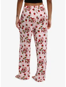 Strawberry Shortcake Pink Gingham Pajama Pants