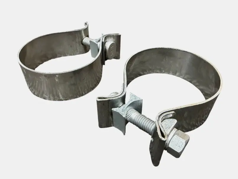 1.5” 2.5" 2.75" SS Exhaust Pipe Clamp Durable Adjustable Sealing Performance