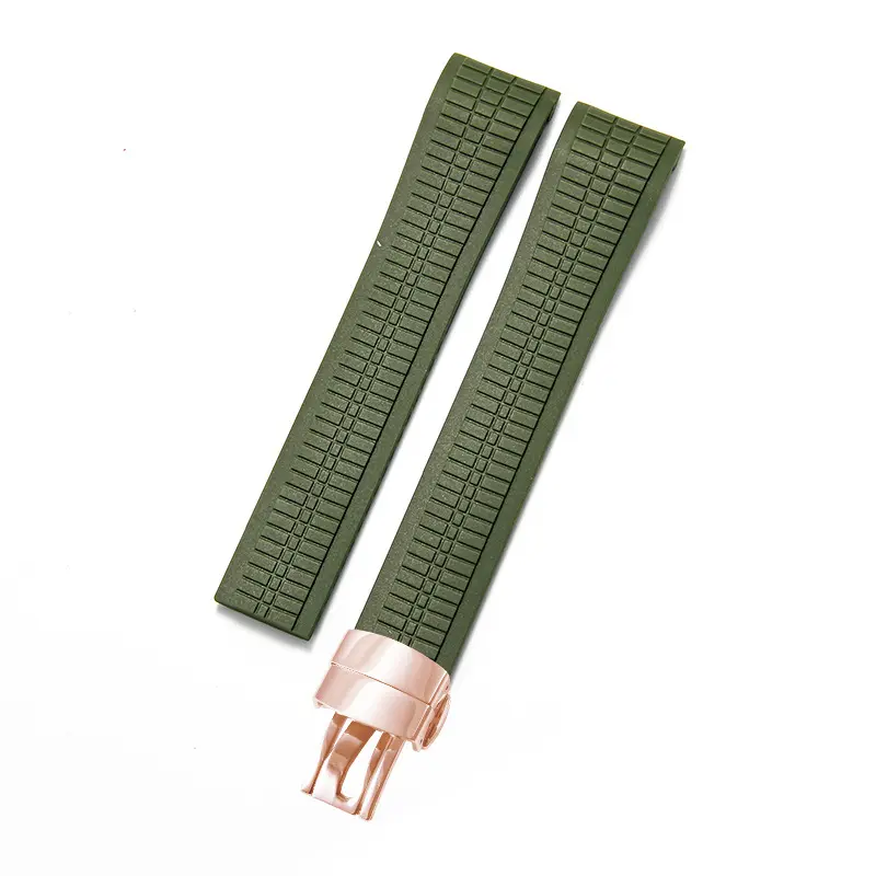 Dark green-rose button-Z18