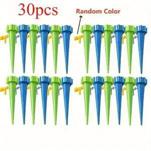 Outdoor Automatic Plants Watering Tip Set, Adjustable Flow Control & Drip Irrigation System, Plastic Watering Tool for Garden, Home, Farm, Watering Systems