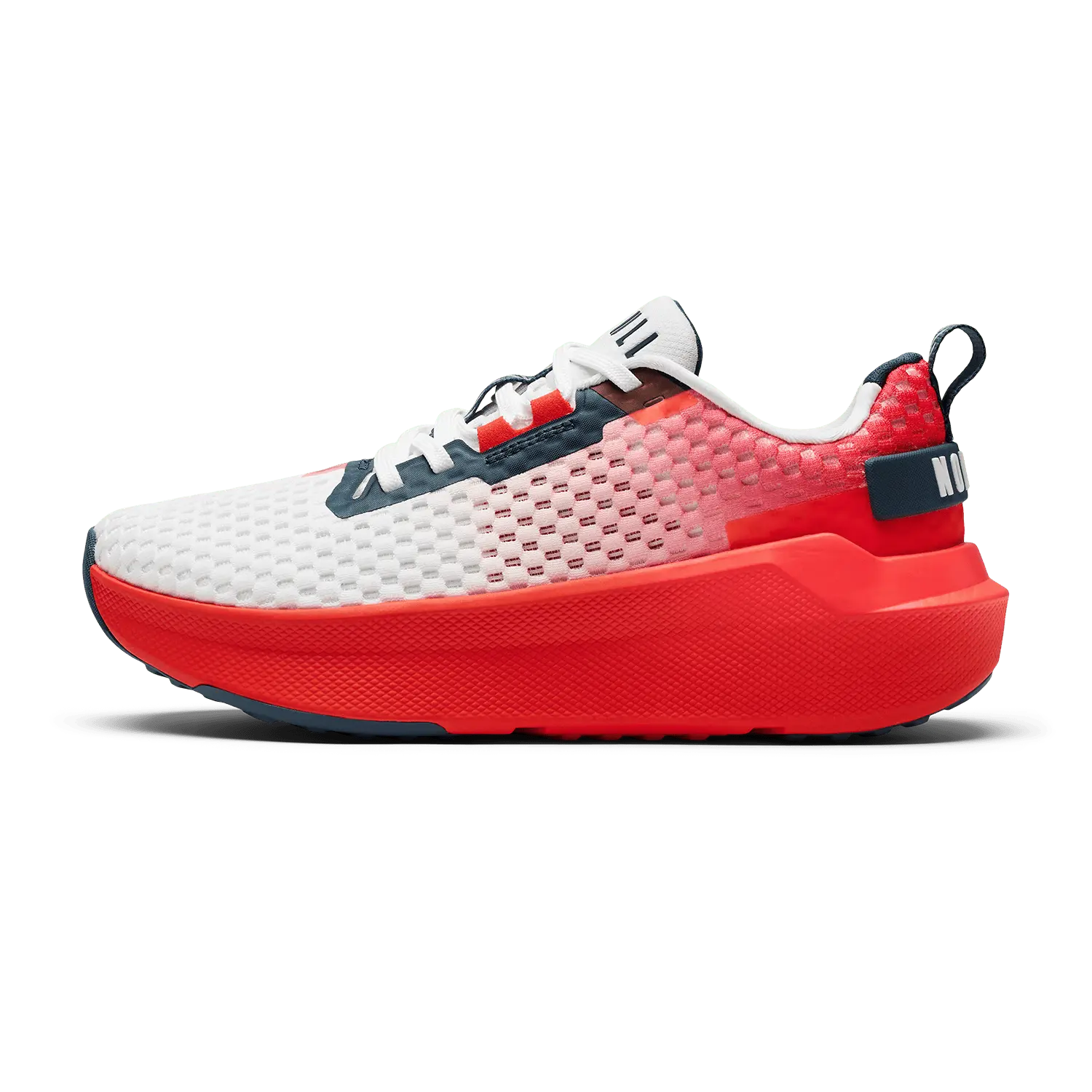 NOBULL Women's Journey 2 Shoe in Classic White Cayenne - Breathable Running Shoe, Comfortable Walking Sneaker, Cushioned Runner