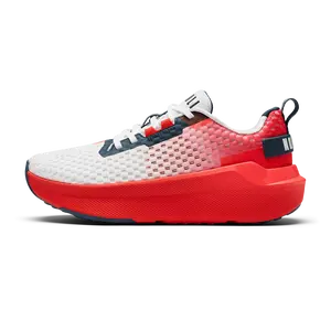 NOBULL Men's Journey 2 Shoe in Classic White Cayenne - Breathable Running Shoe, Comfortable Walking Sneaker, Cushioned Runner