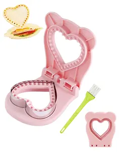 CHICHAUS Uncrustable Sandwich Maker,Sandwiches Pocket Circle Shape 3.7Inch Sandwich Cutter and Sealer,Sandwich Cutter for Kids Breakfast and lunchboxes