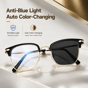 High Definition Progressive Multifocal Readers with Blue Light Filter, Eye Fatigue Relief, Crystal Clear Vision for Reading Design for Men & Women