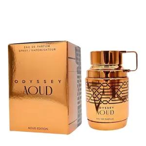 Armaf Odyssey Aoud Eau De Parfum for Men, a Longlasting Cool Spice and Earthy Woody Musk Scent, Portable Fragrance Spray, 3.4 fl oz, Cool Spice Fragrance