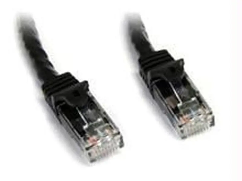 StarTech Cat6 UTP Ethernet Cable - Black, 25ft, Copper Wire, Snag-Less, Supports PoE