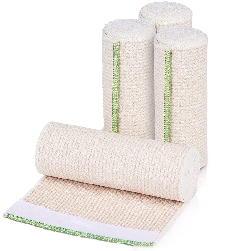 Reusable Hook-And-Loop Compression Bandage, Elastic Wrap, High Elasticity, Suitable for Knees, Ankles, Wrists, Legs, All Seasons