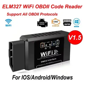 OBD2 WIFI ELM327 V 1.5 Scanner For Auto Car Diagnostic Tool OBDII OBD 2 ODB ELM 327 V1.5 WI-FI Code Reader Diagnostic Tool Automotive Diagnostic Tool
