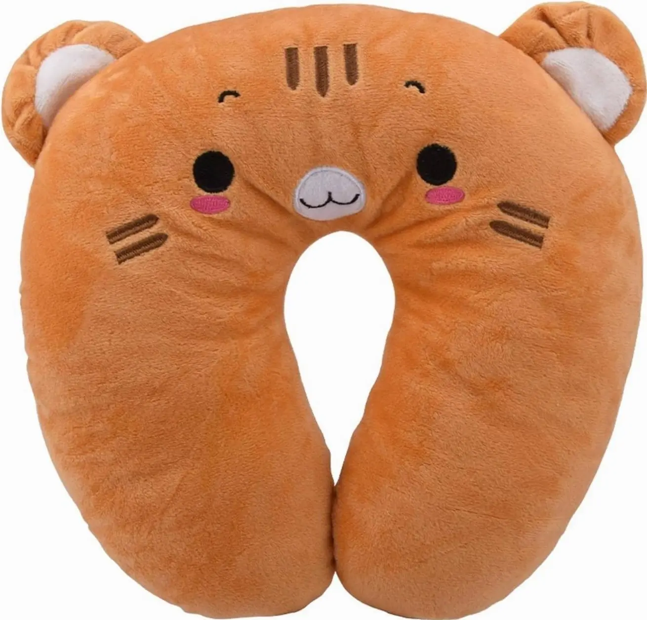 Travel Pillow for Kids, Cute Animal Neck Pillow Support U Shaped Plush Soft Rest Reading Pillows Sleeping Pillows for Airplane Train Car