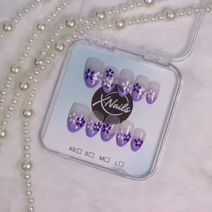 Xnails| 10PCS Handmade Press on nails Almond shape Collection, REUSABLE, fake nails acrylic, press-ons, Almond Nails, Nail Designs