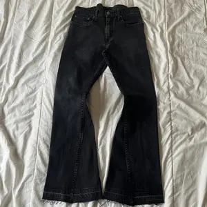 Flared denim