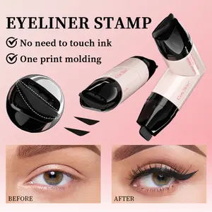 Women's Dual-Head Wing Tip Rotating Gel Eyeliner Pen - Quick-Dry, Long-Lasting, Smudge-Proof, Waterproof, Multi-Pack, Beginner-Friendly Everyday Makeup Tool for Easy Winged Lines