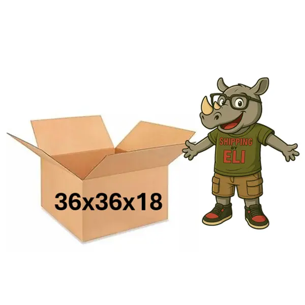 36x36x18 (200 lb strength) | SINGLE CARDBOARD BOX