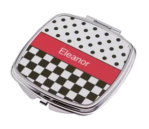 SUBLIMATION SQUARE COMPACT MIRROR