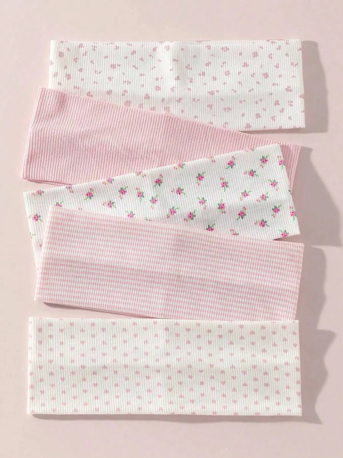 5pcs Fashionable Women's Soft Non-Slip Hairbands, Various Patterns, Ideal for Daily Sports, Yoga, Basketball, Makeup, Running, Sweat Absorbing, Workout Headbands