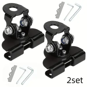 Adjustable LED Light Bar Mounts, Durable Aluminum Material, Easy Installation for Cars Trucks Utv Suv, Non-Destructive Design, Vehicle